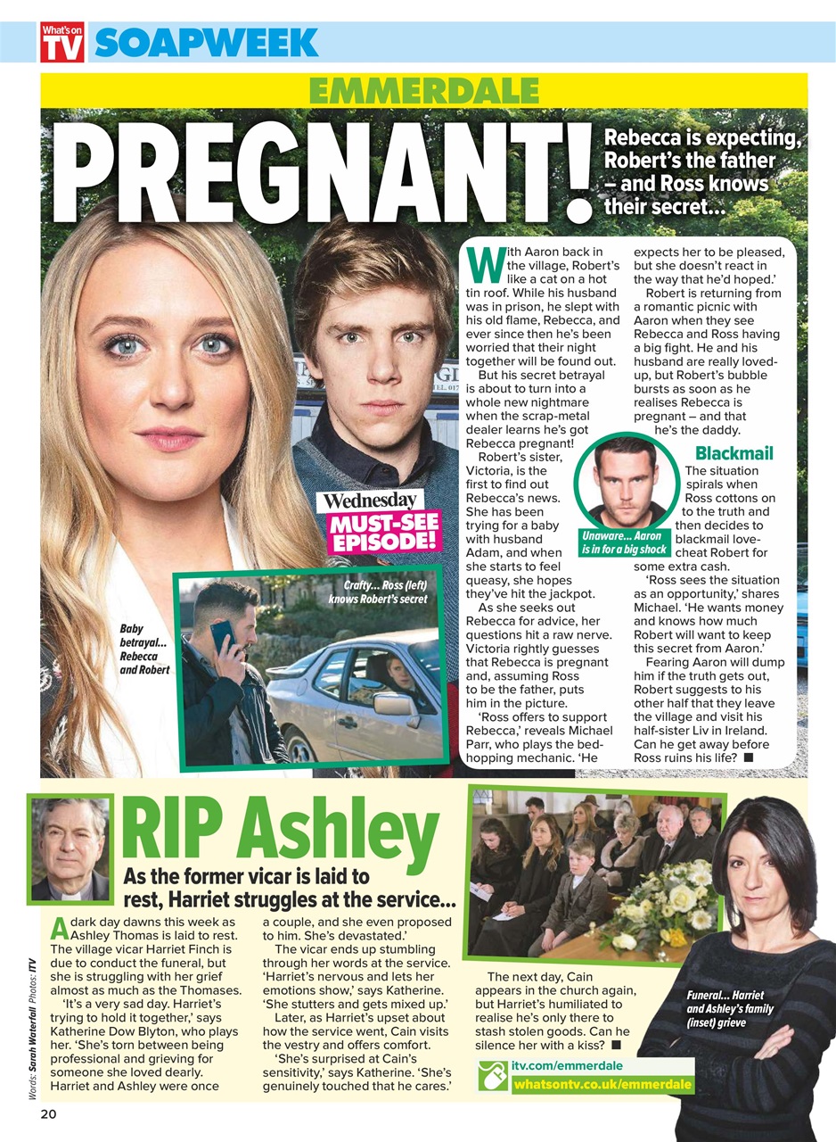 What's on TV Preview Pages