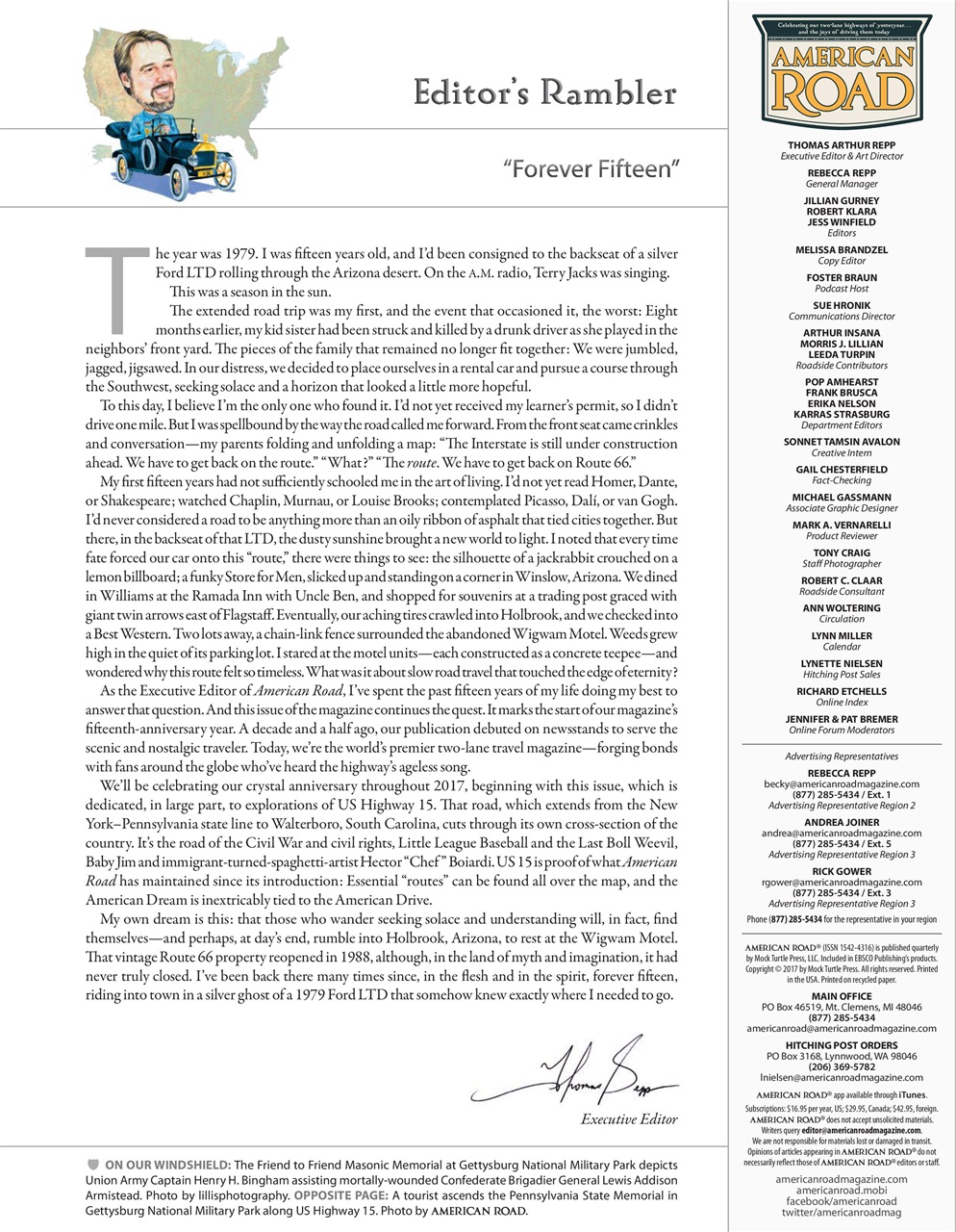 American Road Preview Pages