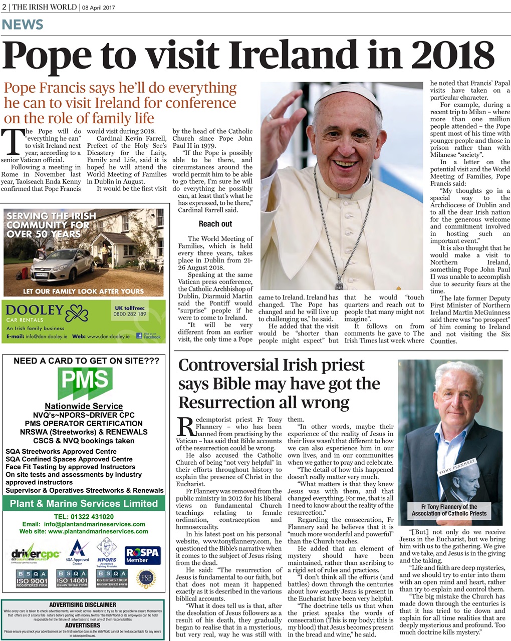 Irish World Preview Pages