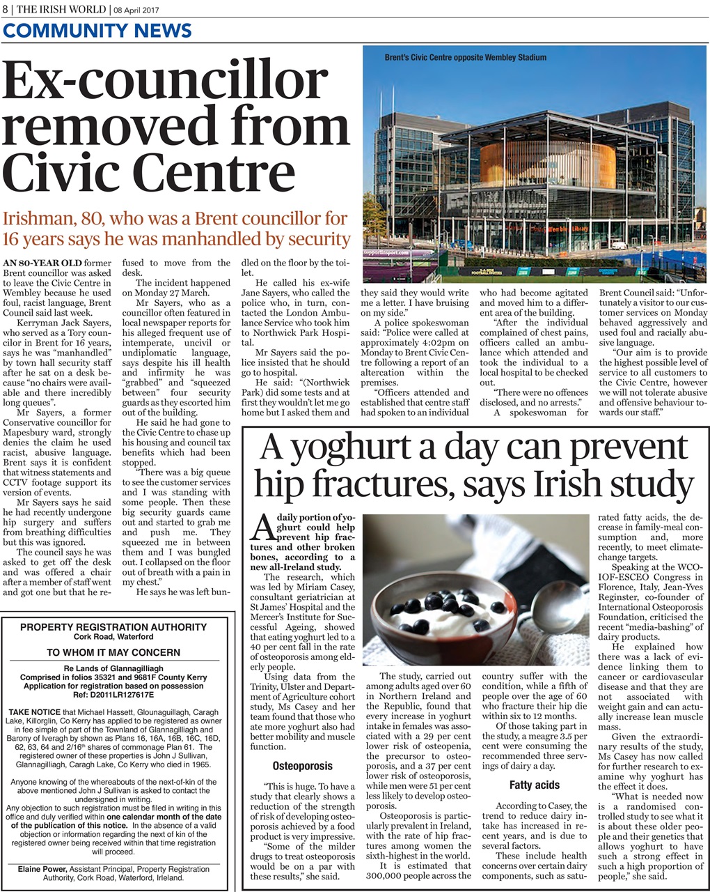 Irish World Preview Pages