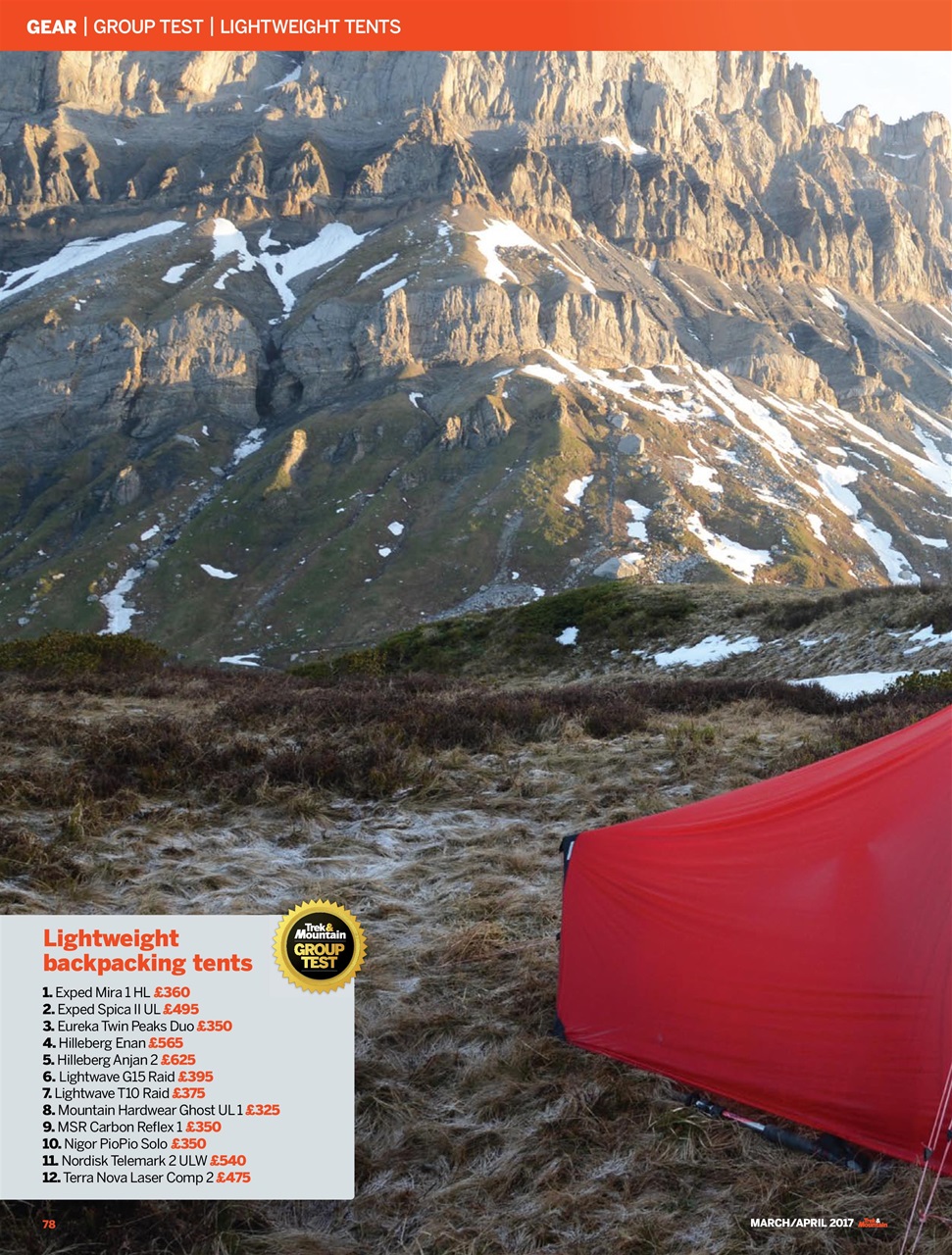 Trek & Mountain Magazine Preview Pages