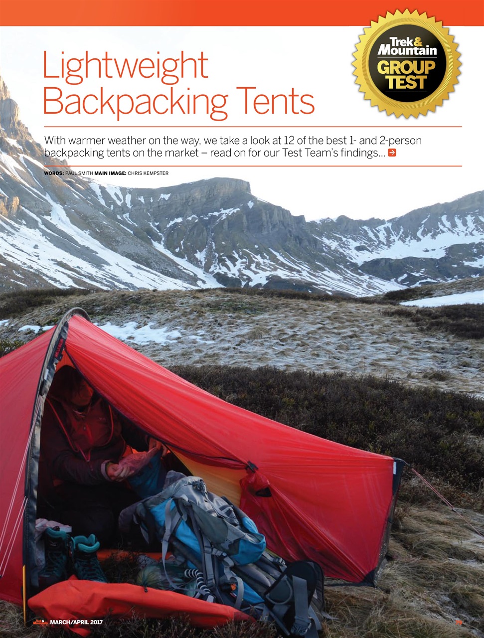 Trek & Mountain Magazine Preview Pages