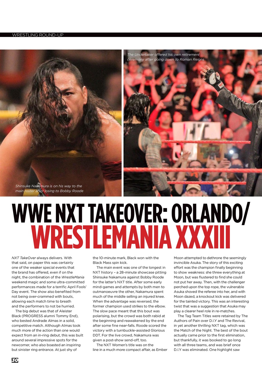 Wrestletalk Magazine Preview Pages