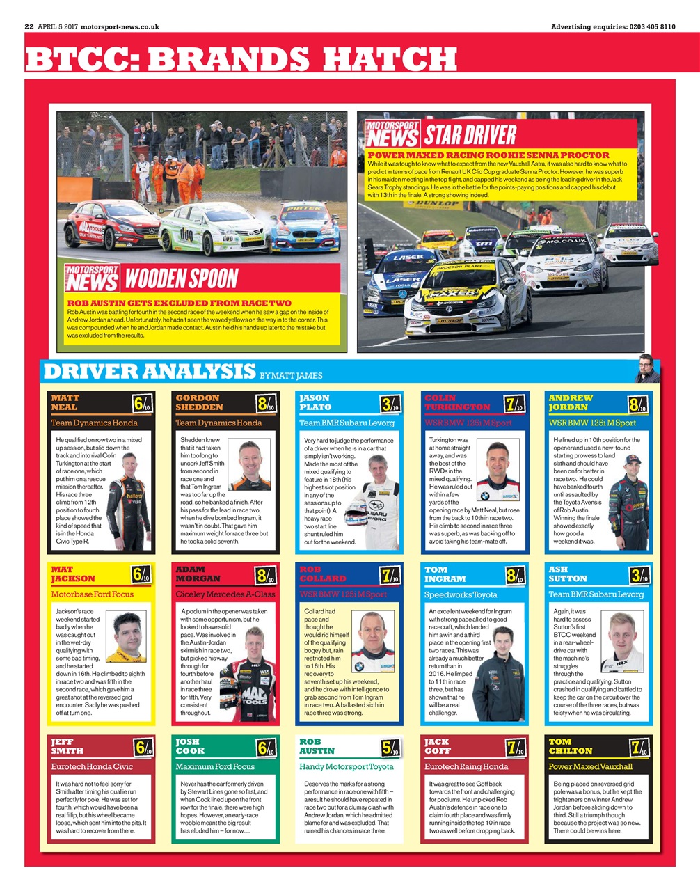 Motorsport News Preview Pages