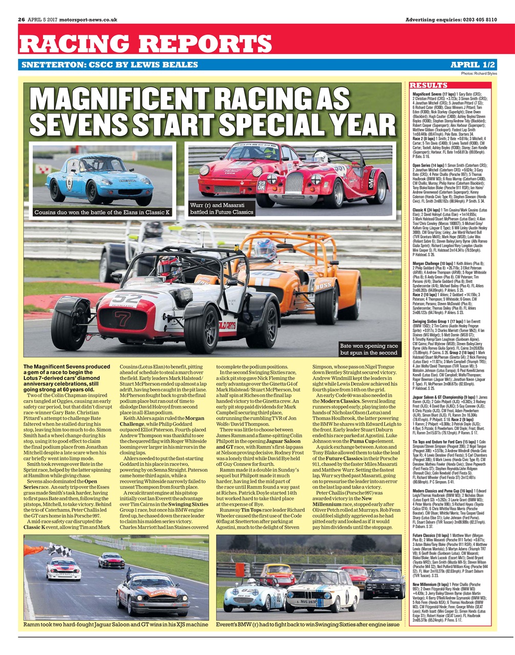 Motorsport News Preview Pages
