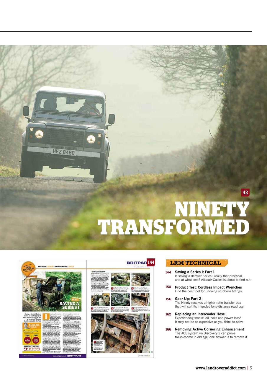 Land Rover Monthly Preview Pages