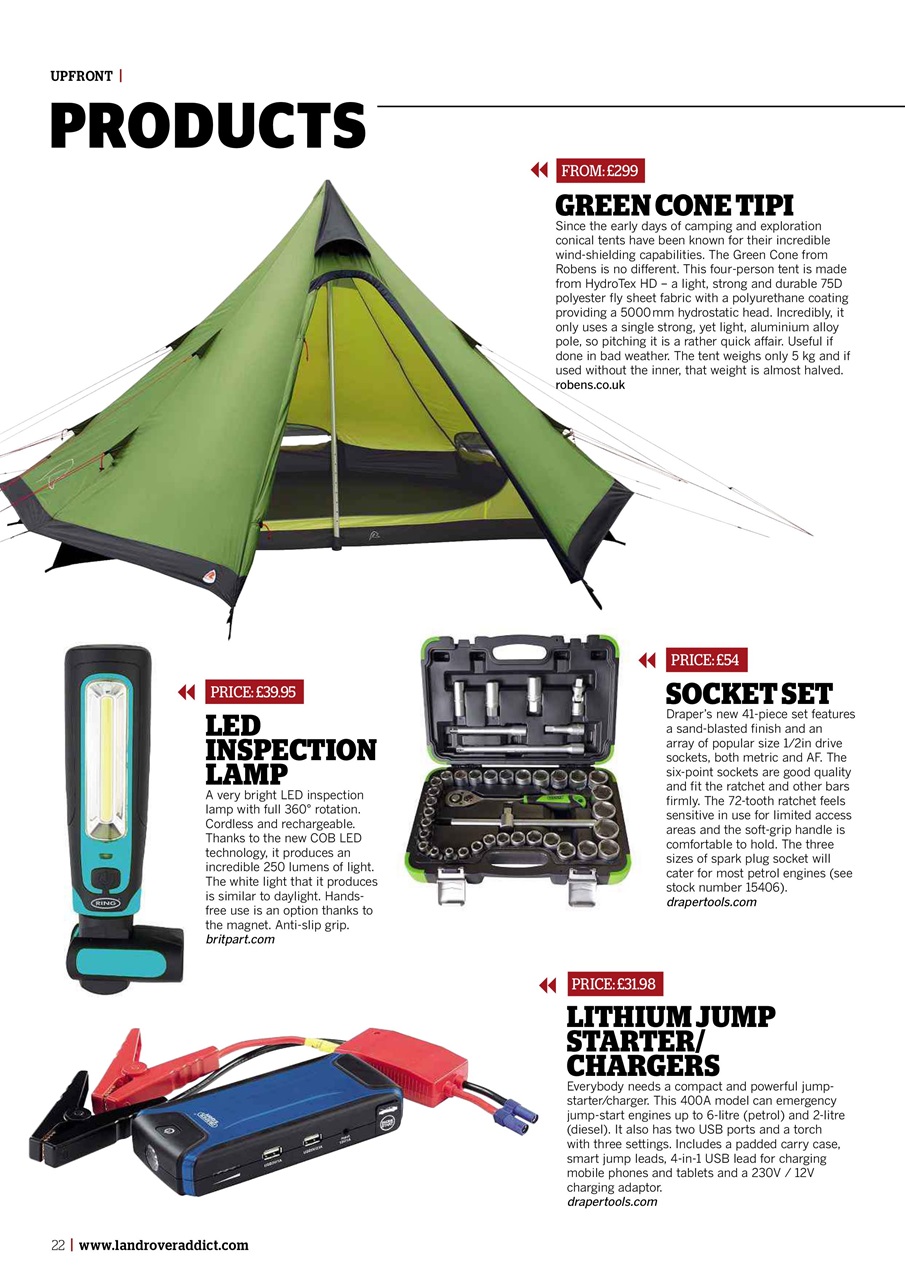 Land Rover Monthly Preview Pages