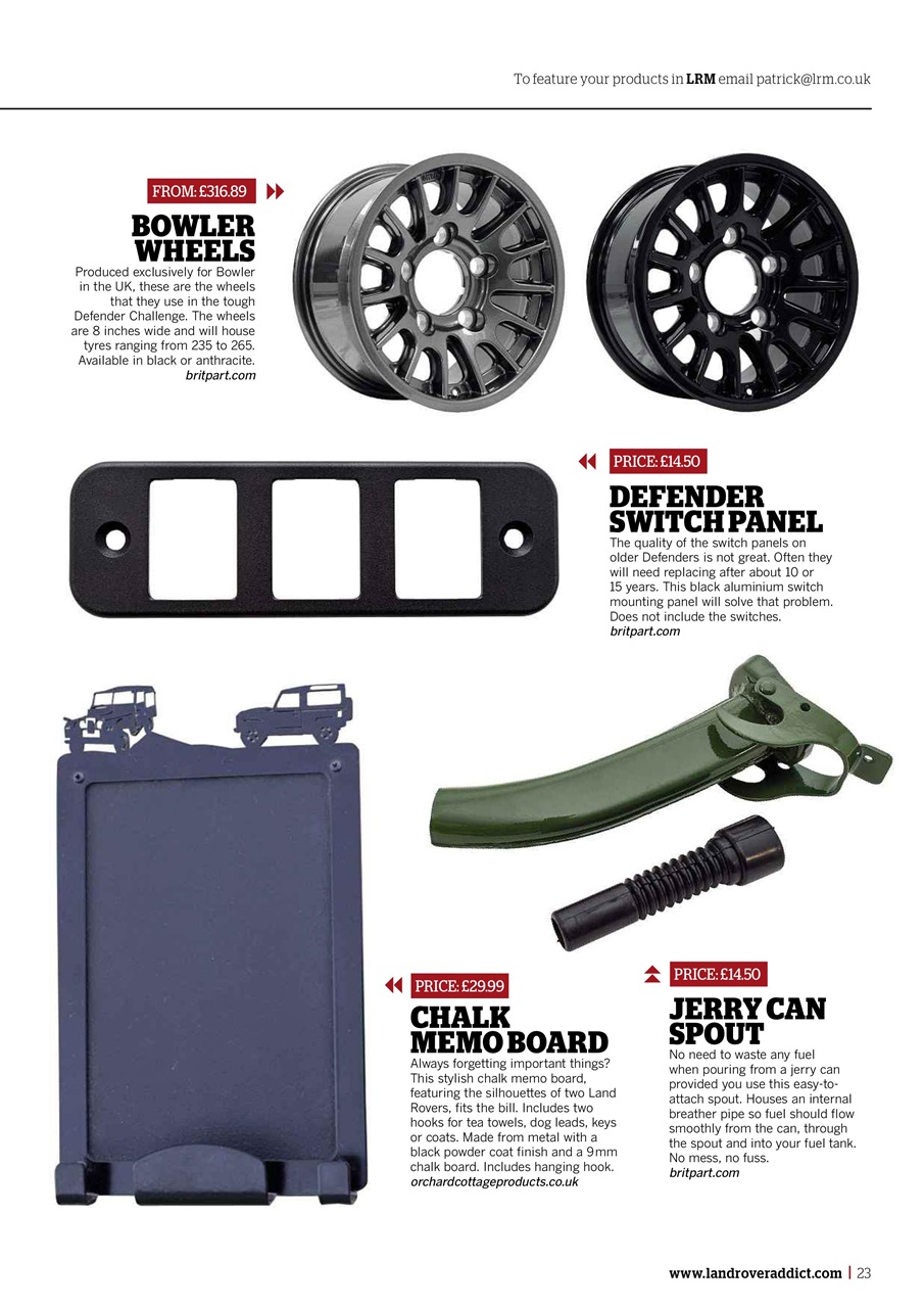 Land Rover Monthly Preview Pages