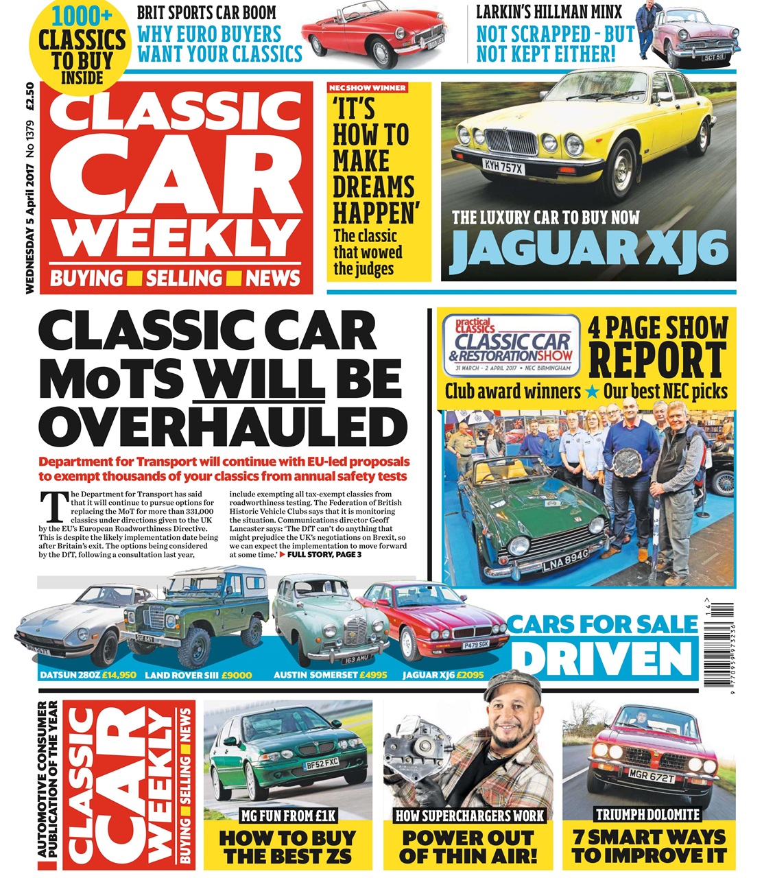 Classic Car Weekly Preview Pages