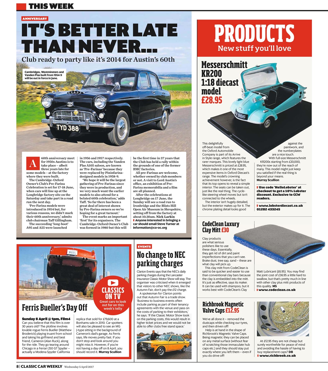 Classic Car Weekly Preview Pages