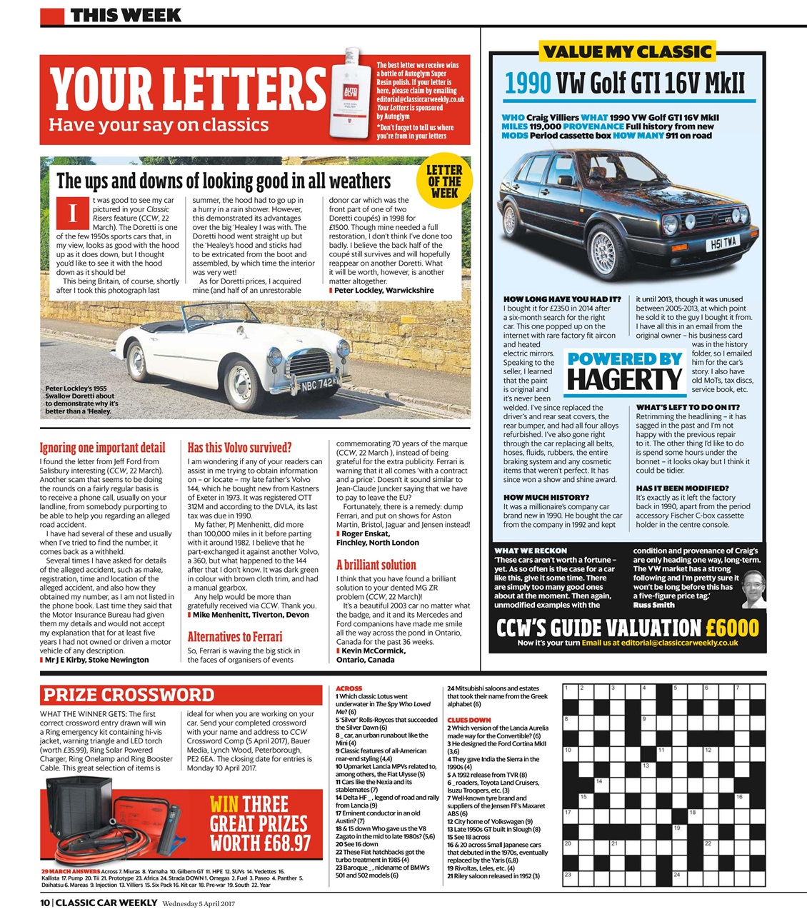 Classic Car Weekly Preview Pages