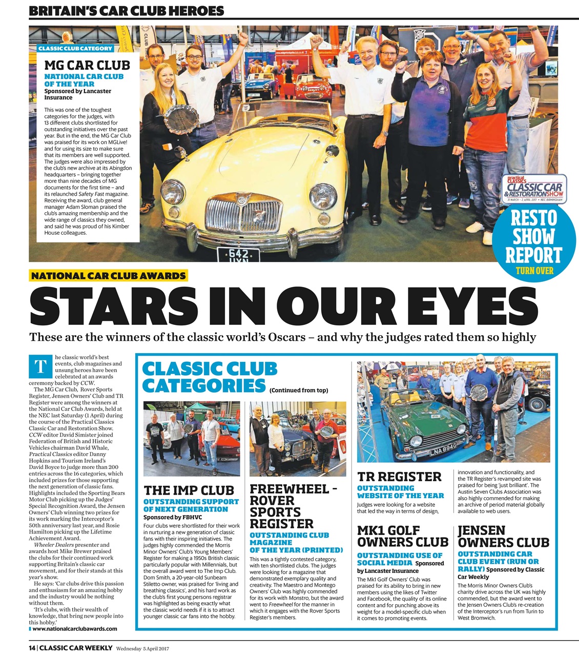 Classic Car Weekly Preview Pages