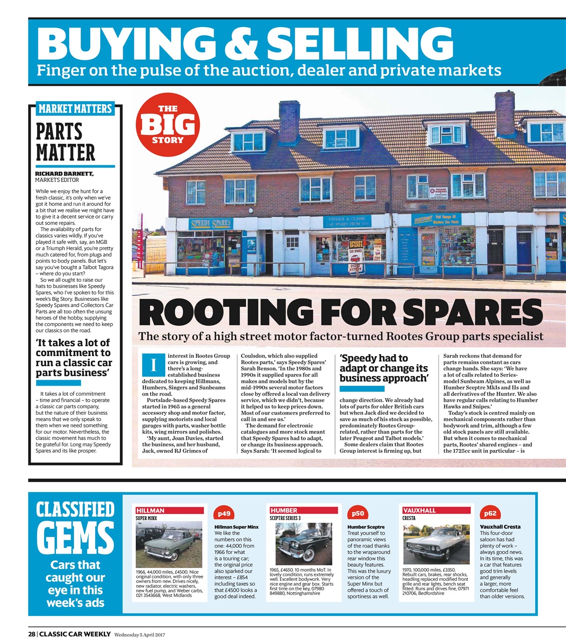 Classic Car Weekly Preview Pages