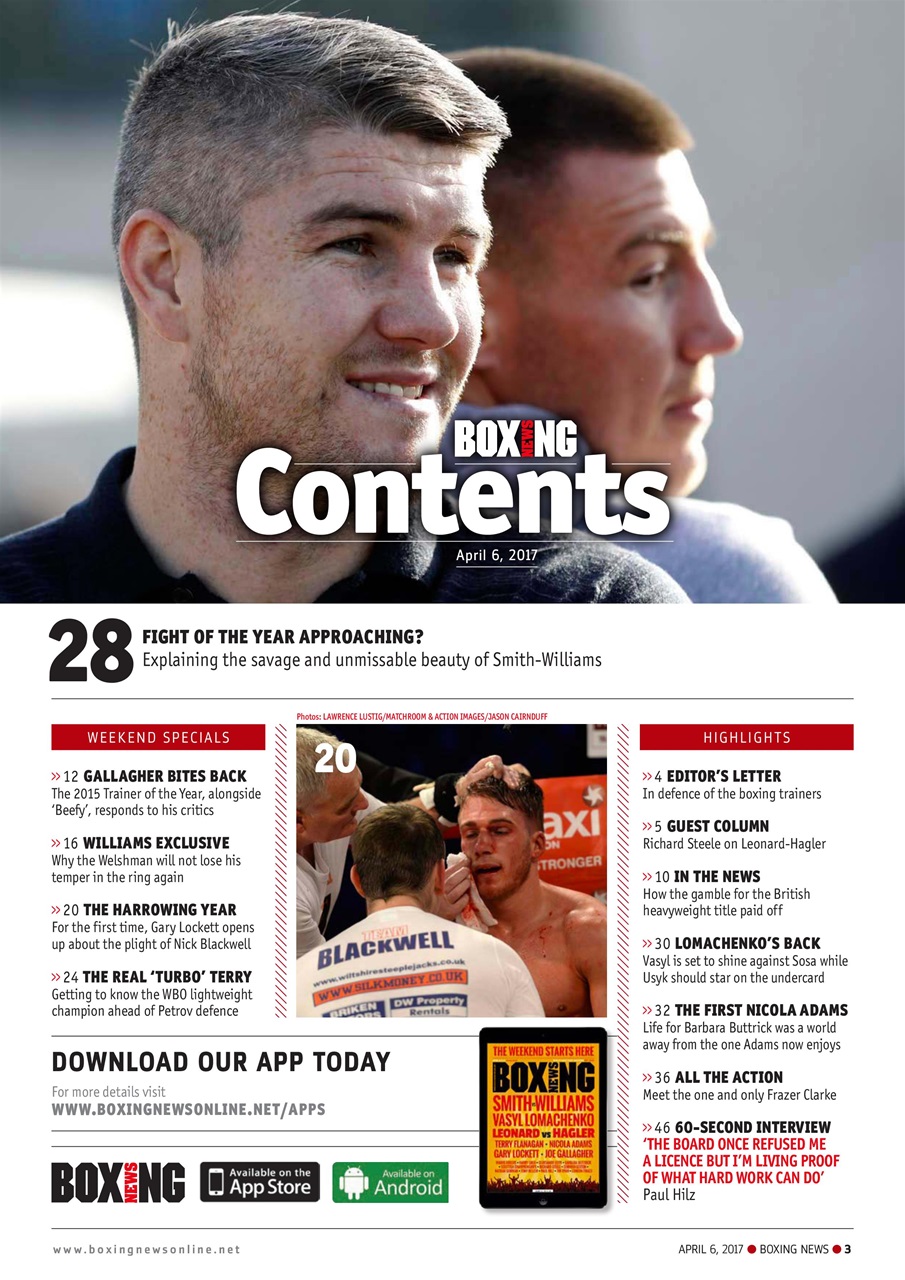 Boxing News Preview Pages