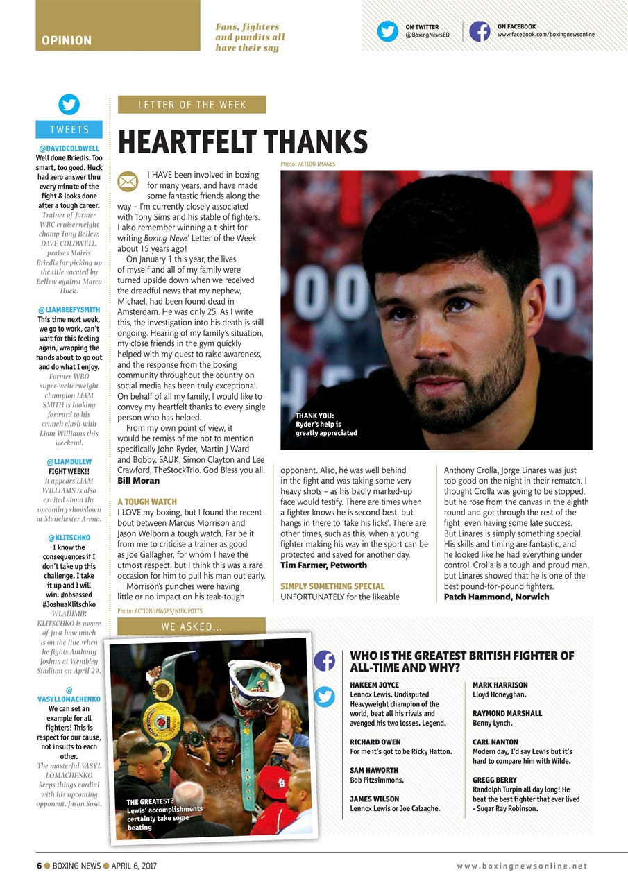 Boxing News Preview Pages