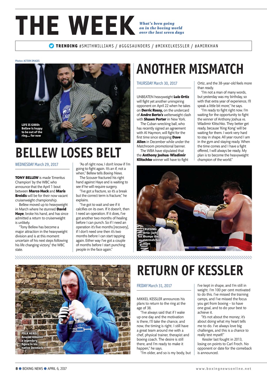 Boxing News Preview Pages