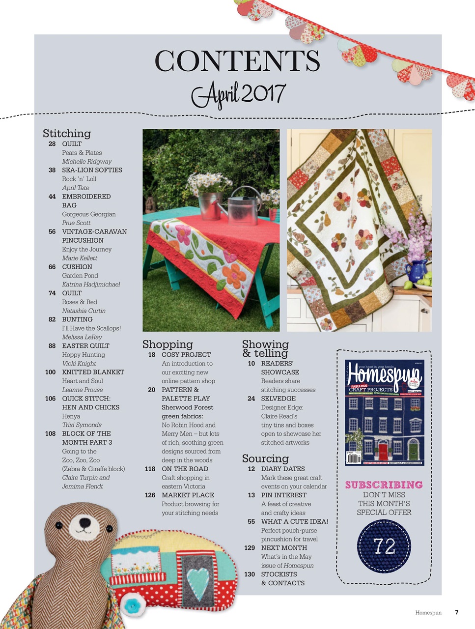 Homespun Preview Pages