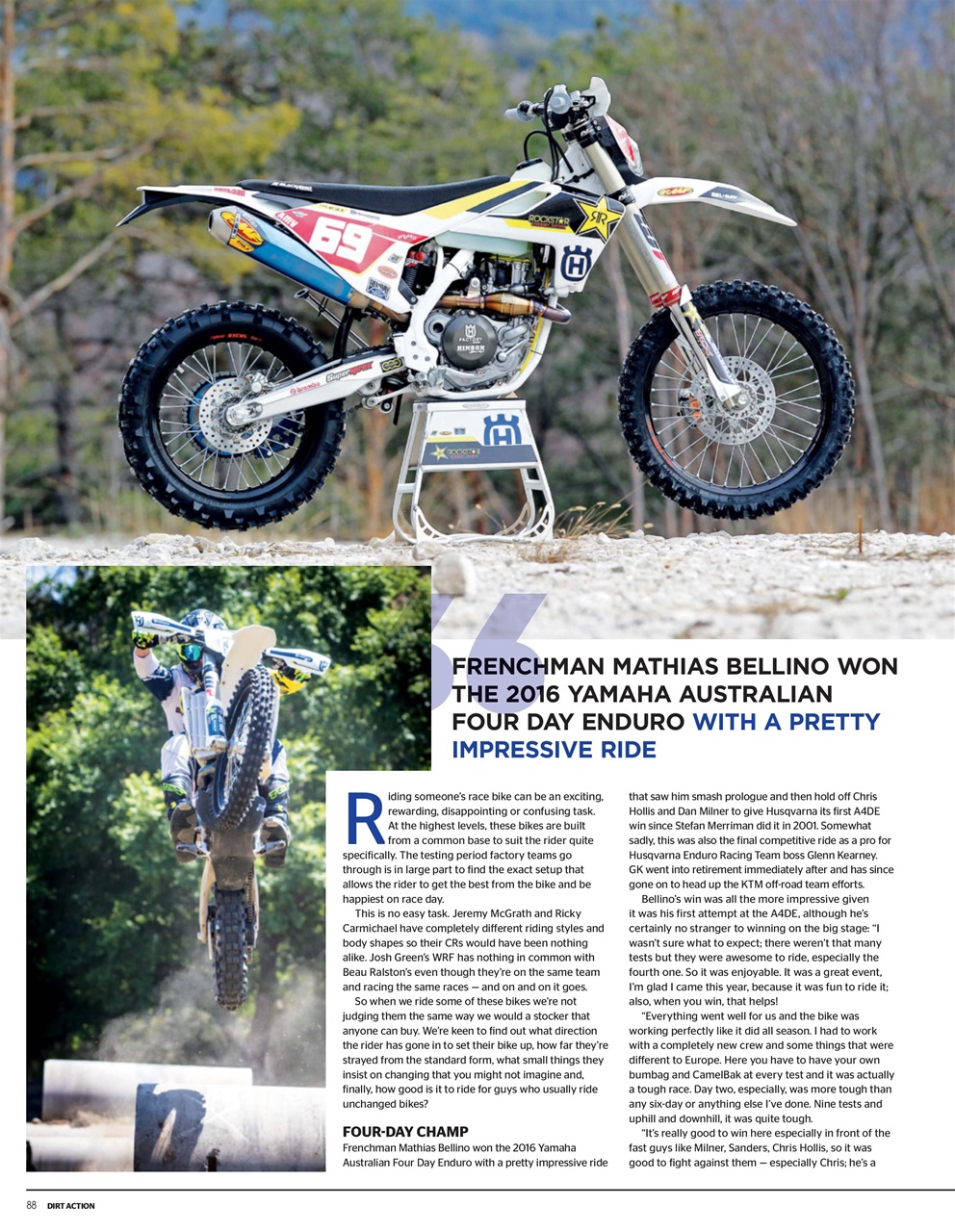 Dirt Action Preview Pages