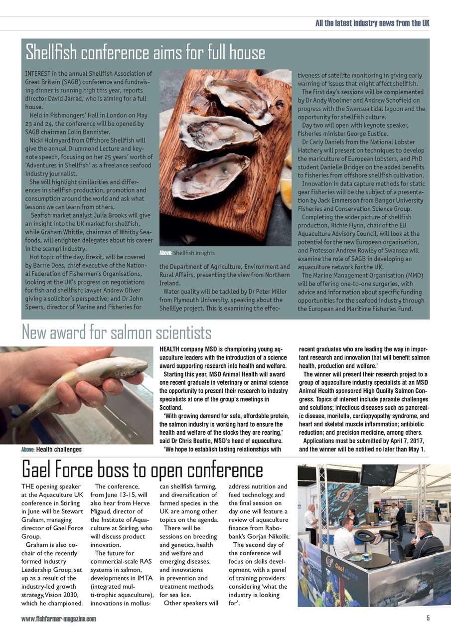Fish Farmer Magazine Preview Pages