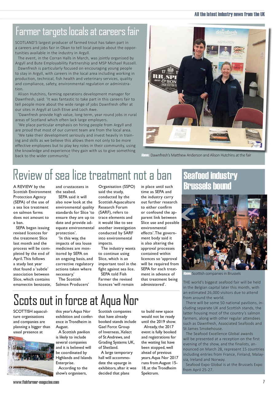 Fish Farmer Magazine Preview Pages