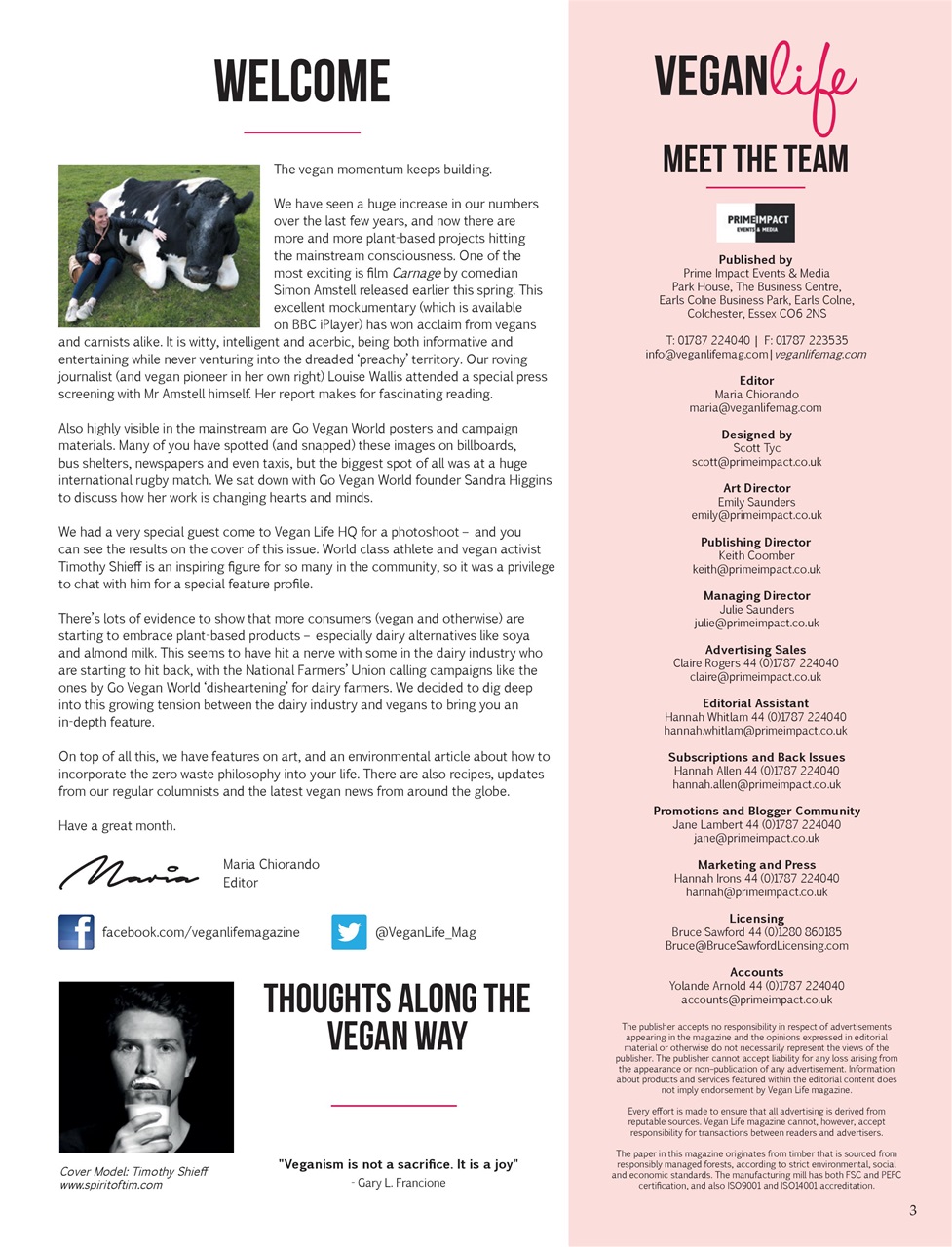 Vegan Life Preview Pages