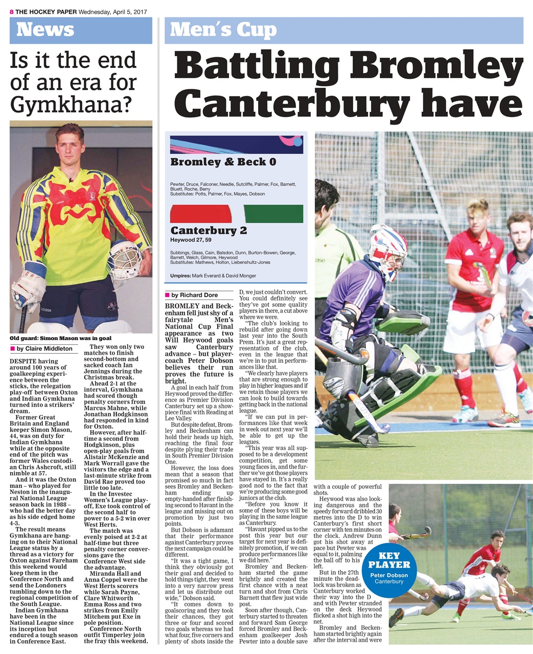 The Hockey Paper Preview Pages