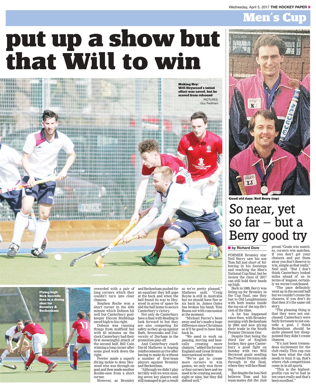 The Hockey Paper Preview Pages