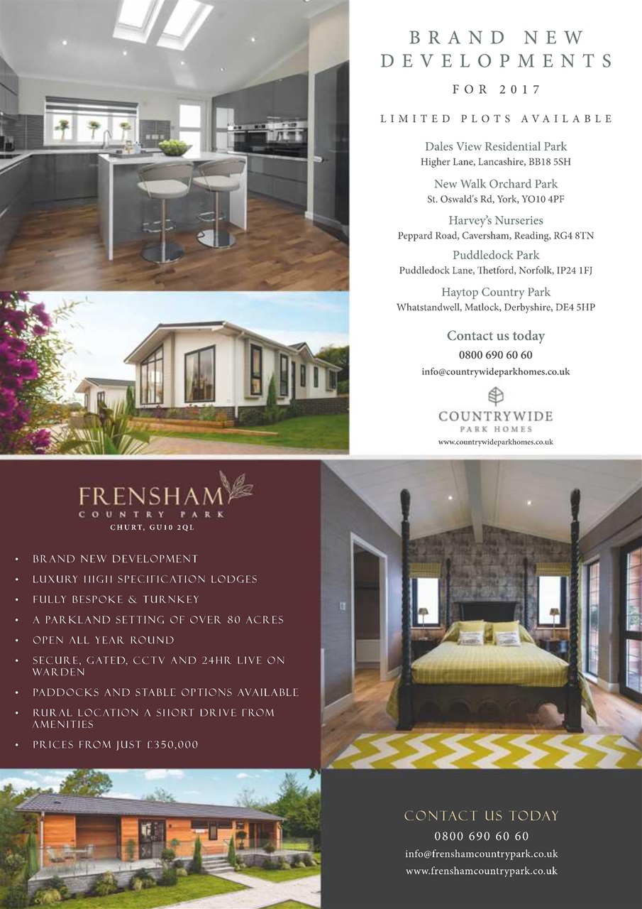 Park Home & Holiday Living Preview Pages