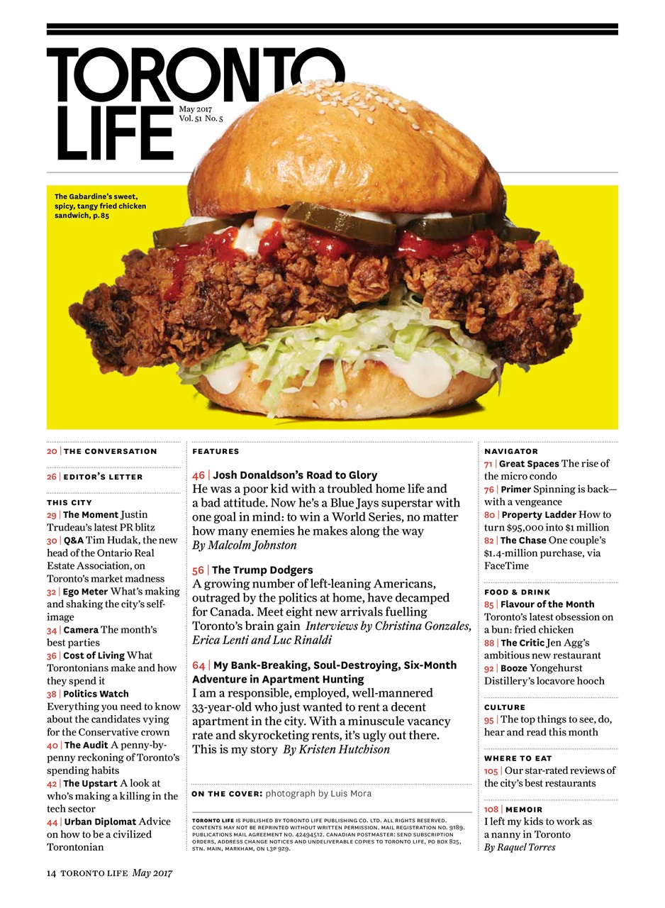 Toronto Life Preview Pages