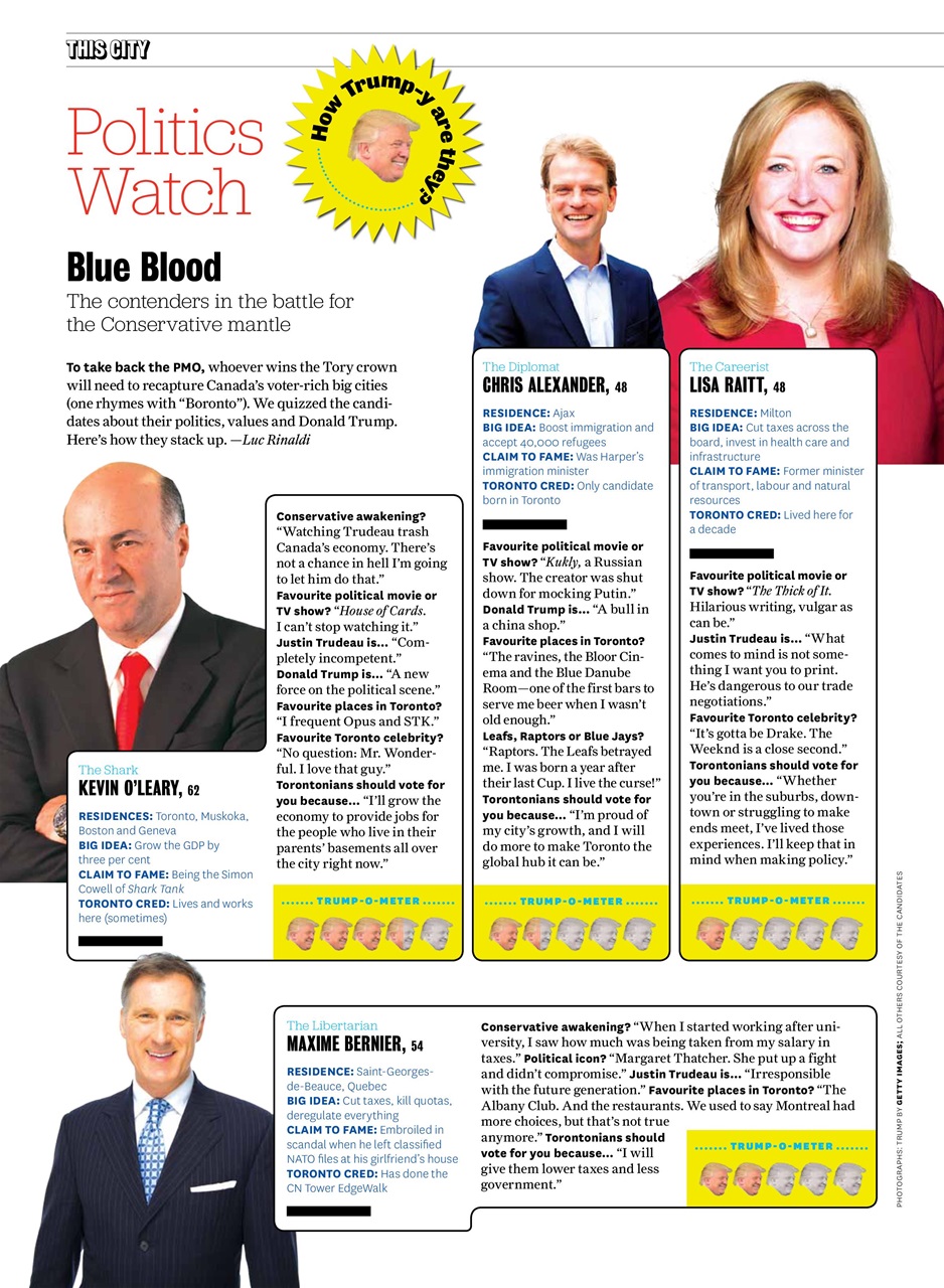 Toronto Life Preview Pages