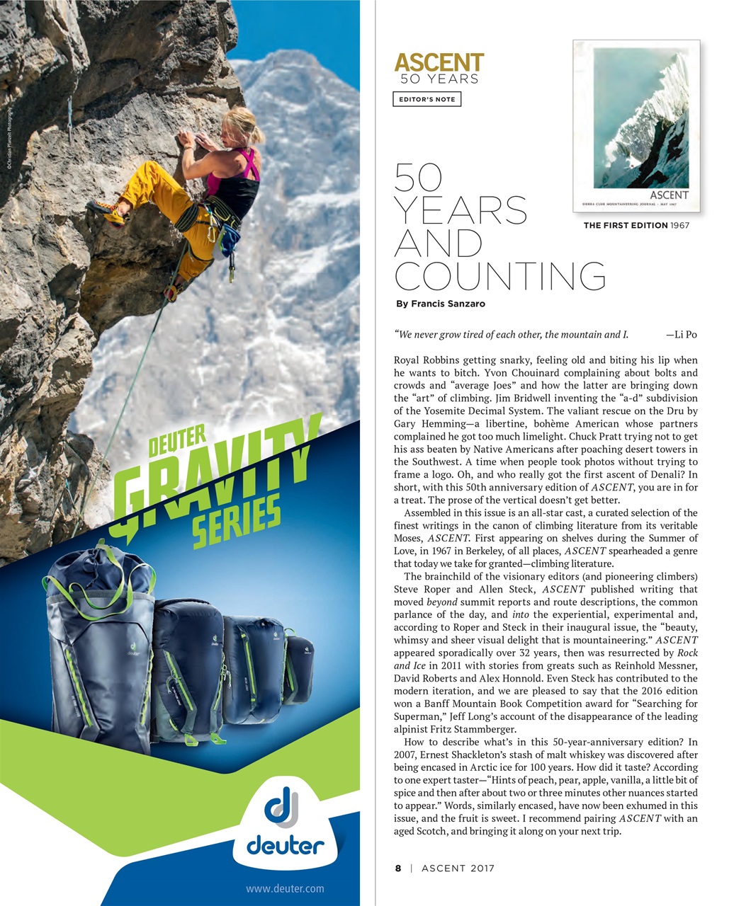 Rock and Ice Preview Pages