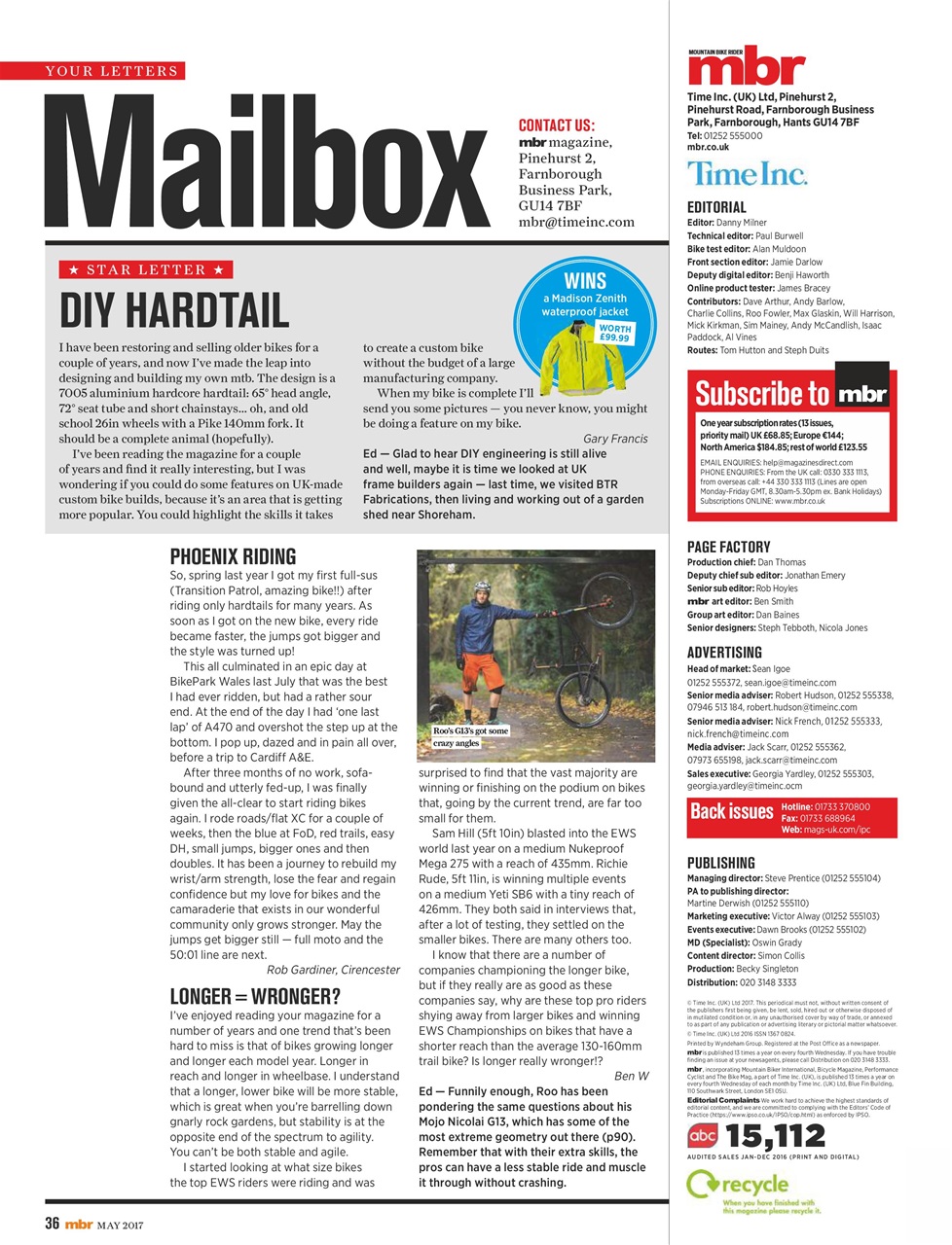 Mountain Bike Rider Preview Pages