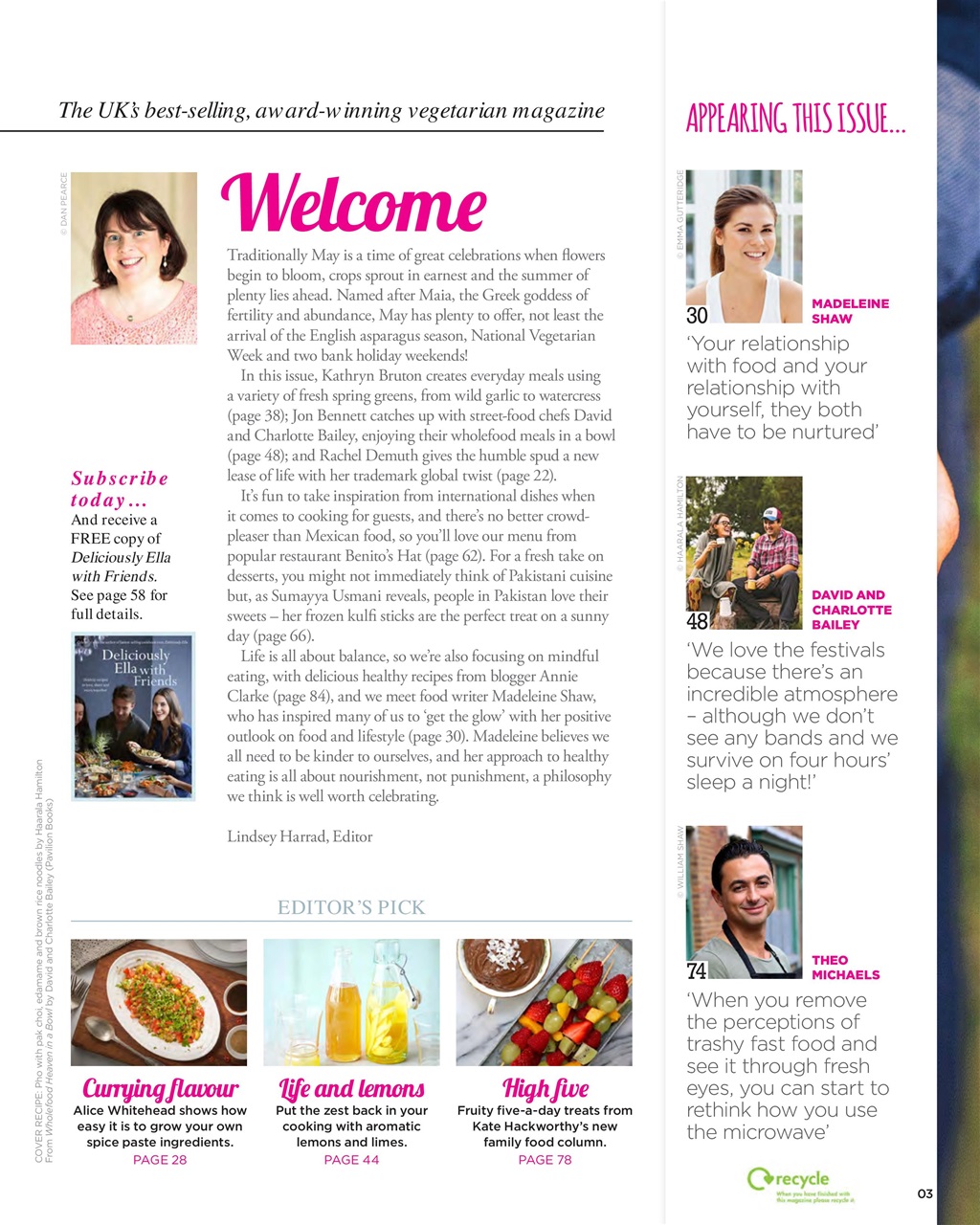 Vegetarian Living Preview Pages