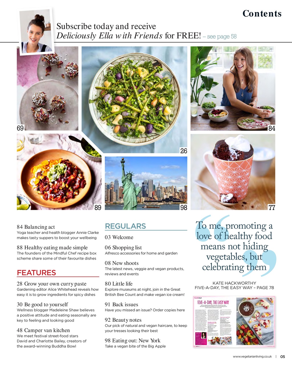Vegetarian Living Preview Pages