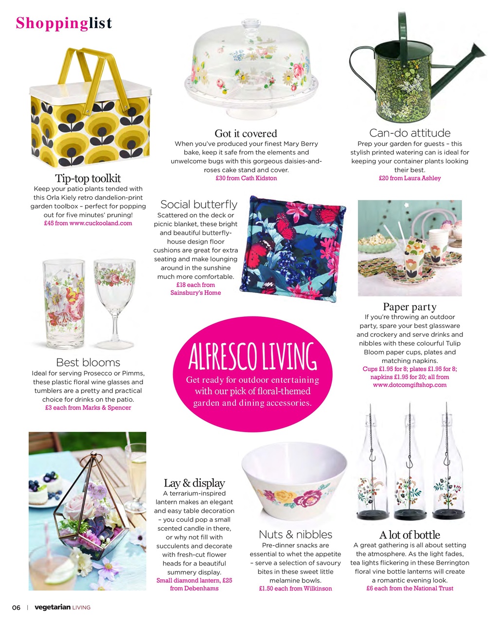 Vegetarian Living Preview Pages