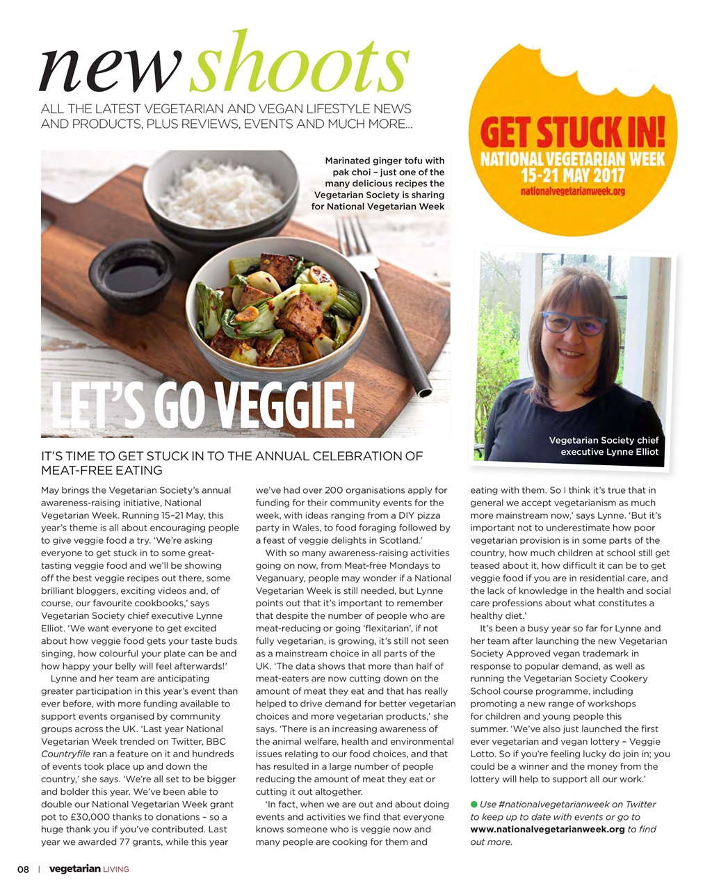 Vegetarian Living Preview Pages