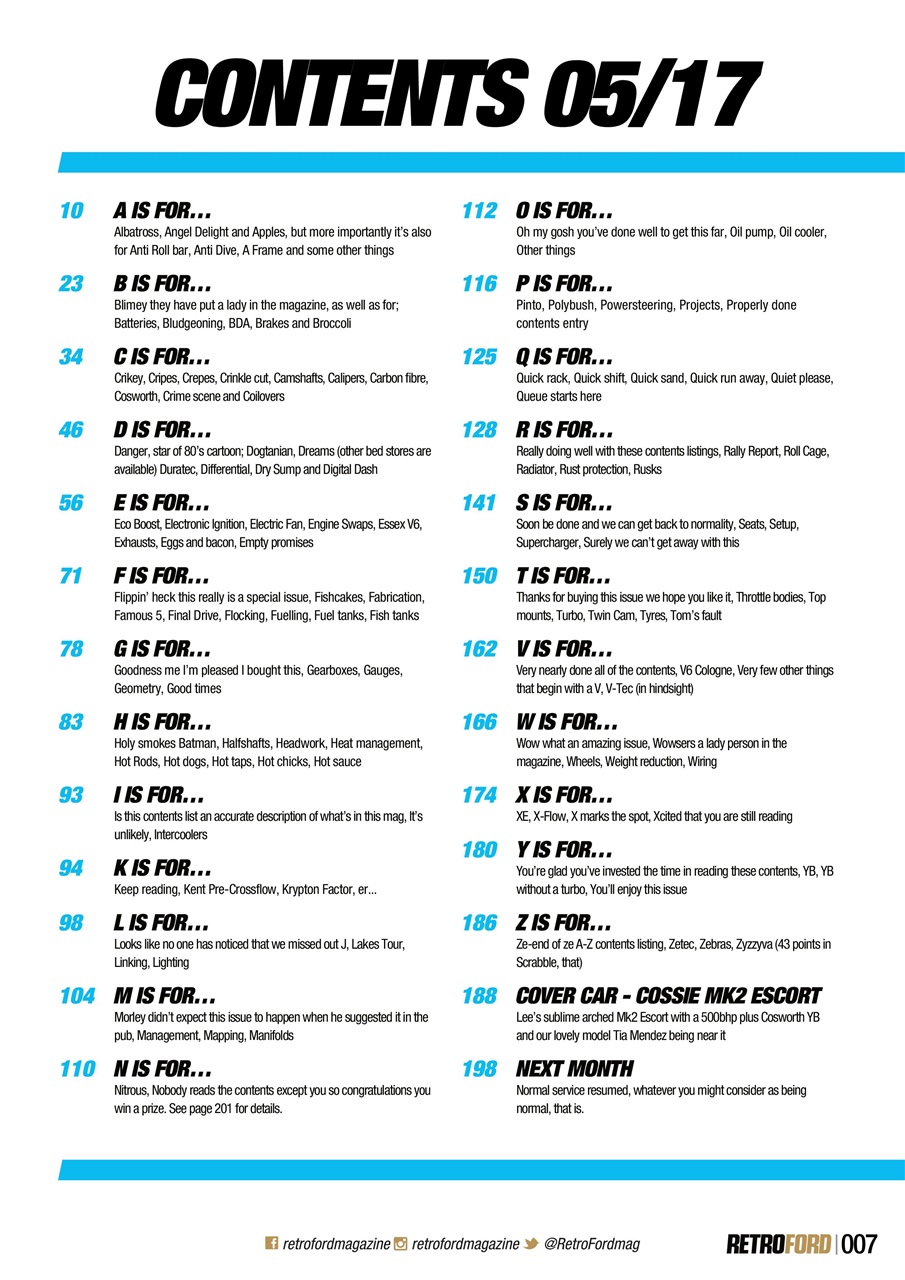 Retro Ford Preview Pages