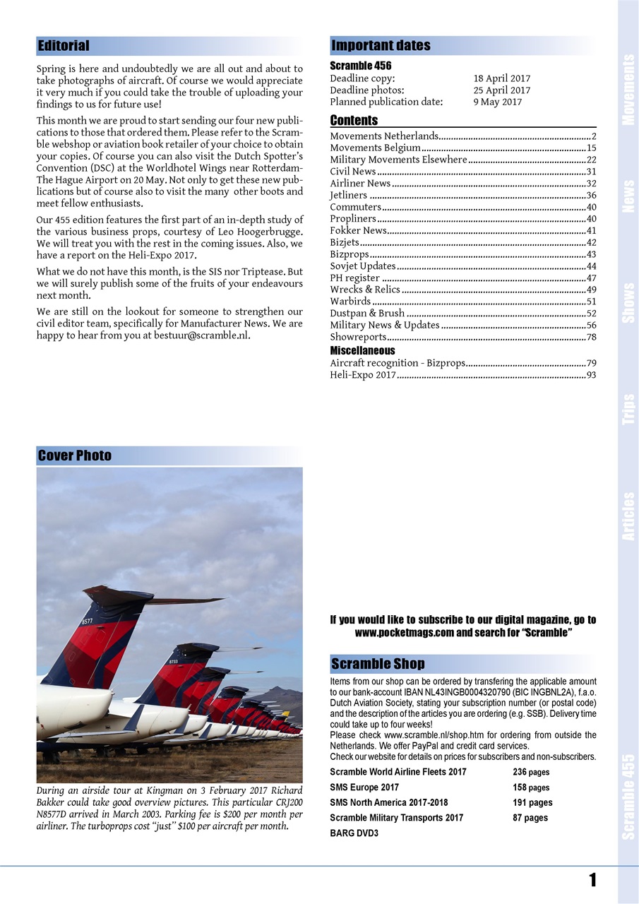 Scramble Magazine Preview Pages