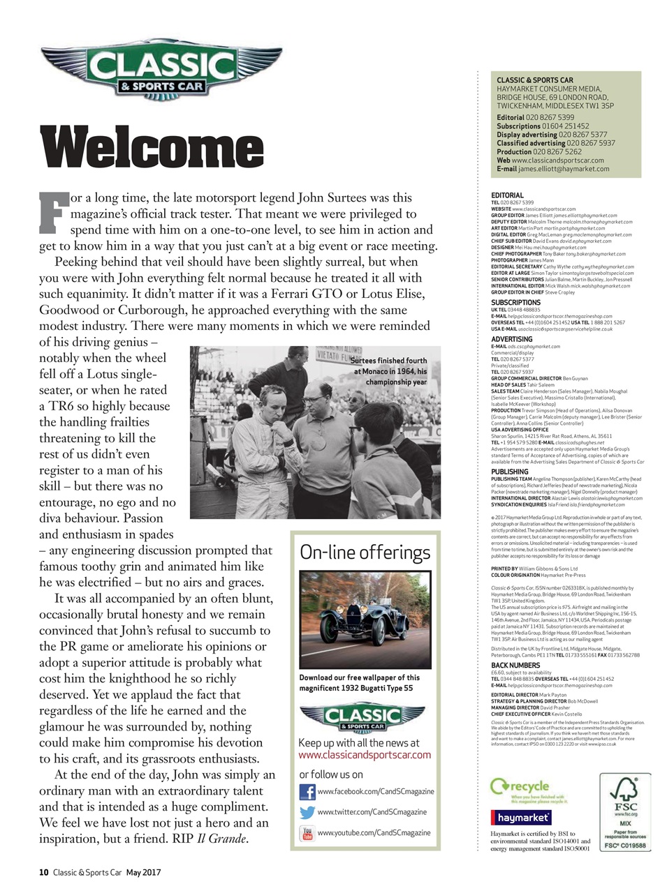 Classic & Sports Car Preview Pages