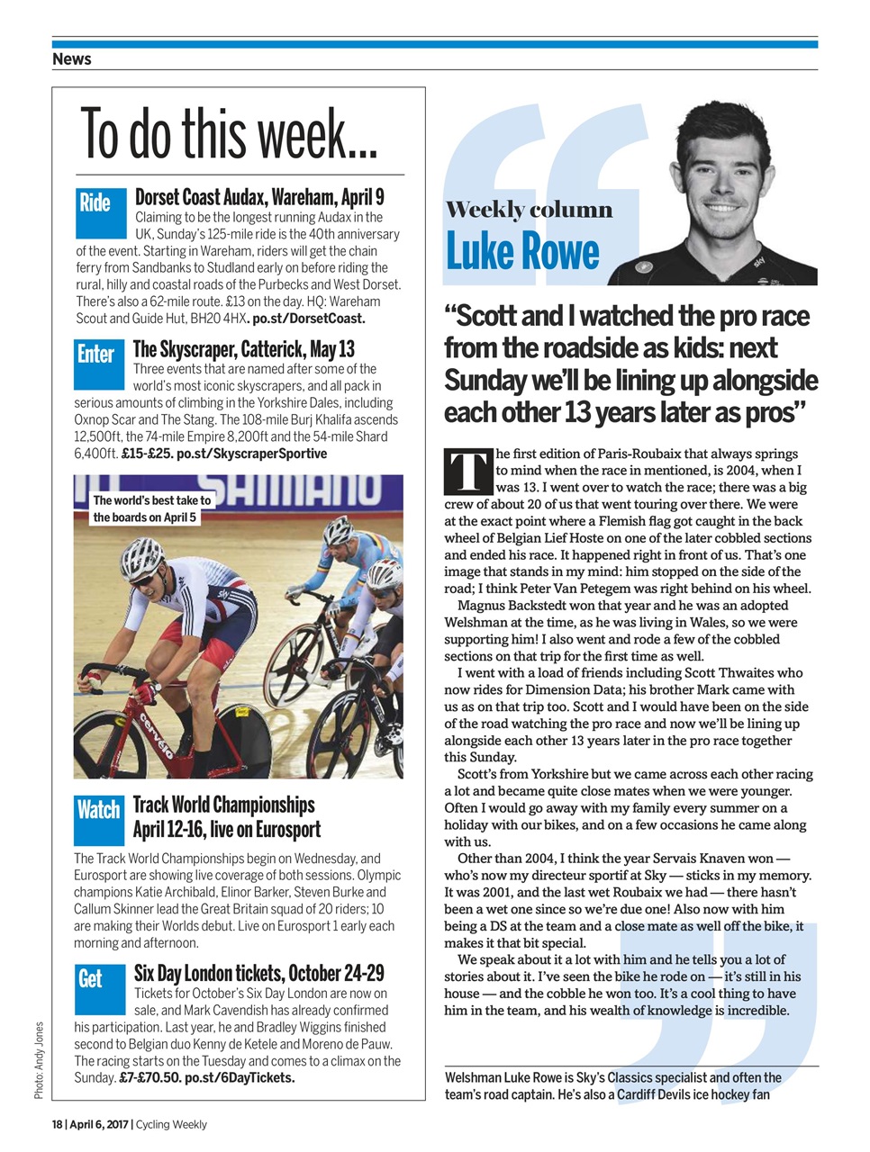Cycling Weekly Preview Pages