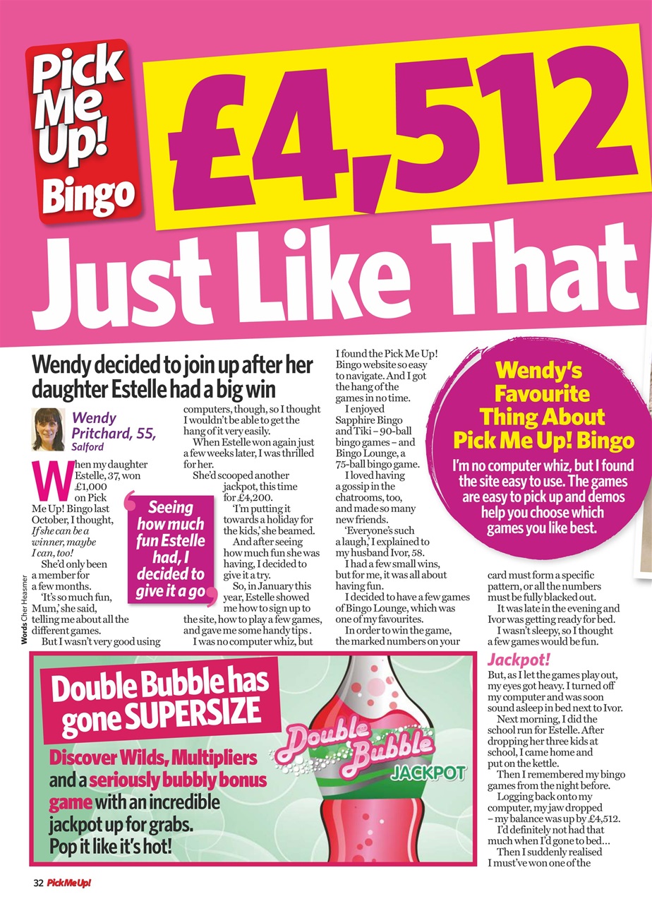 Pick Me Up Preview Pages