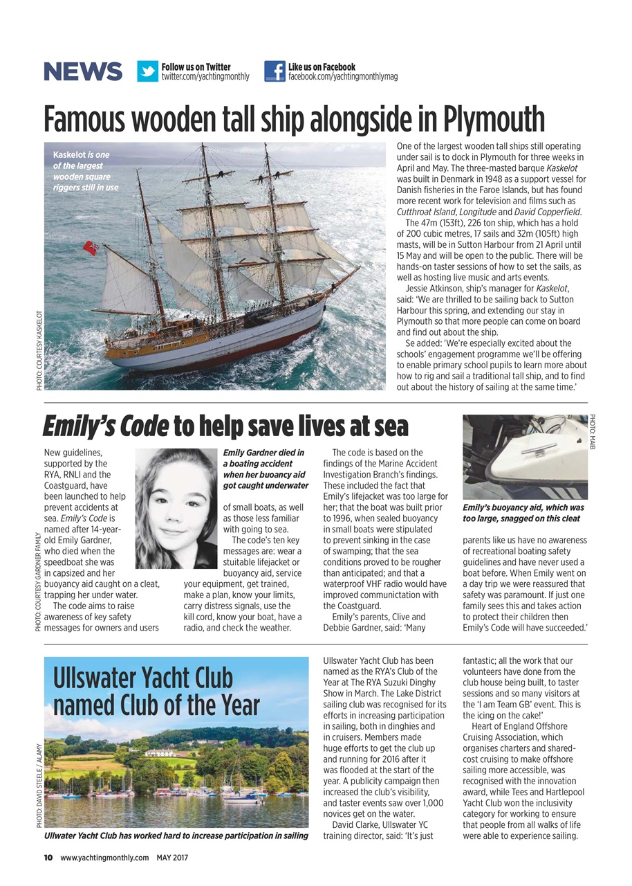 Yachting Monthly Preview Pages