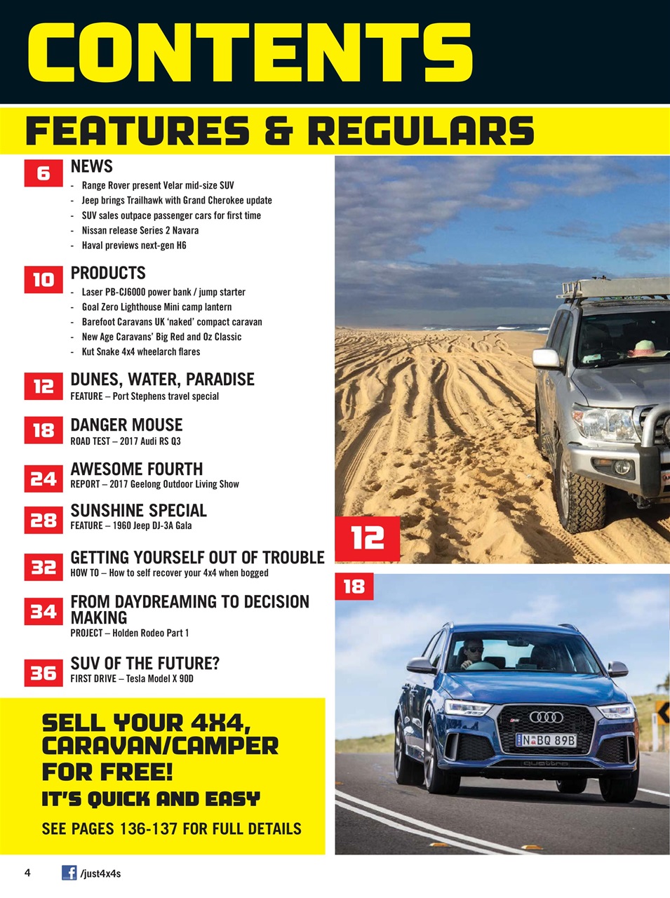 JUST 4X4S Preview Pages