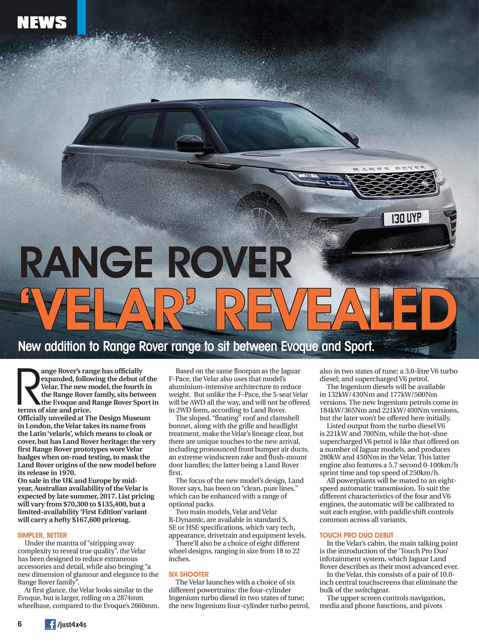 JUST 4X4S Preview Pages