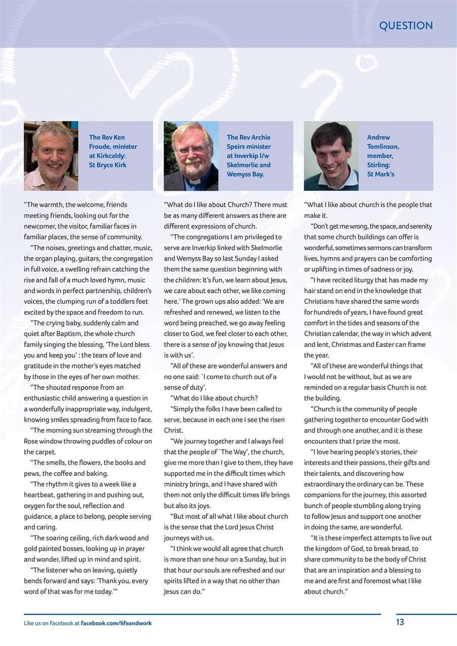 Life and Work Preview Pages