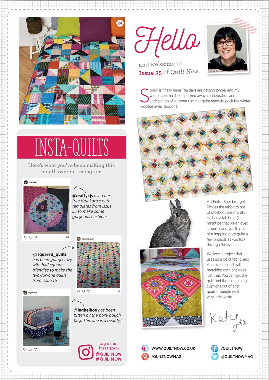 Quilt Now Preview Pages