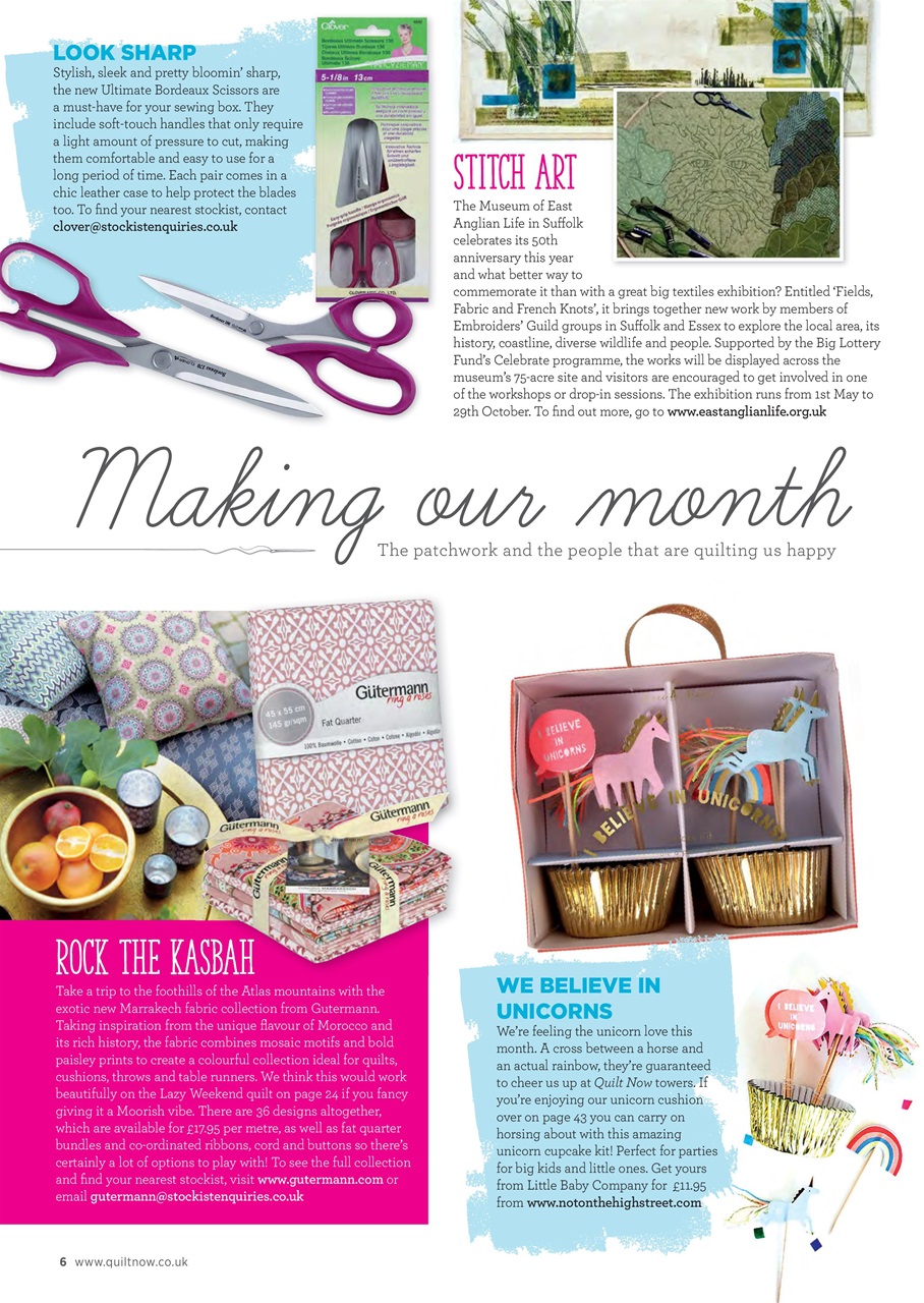 Quilt Now Preview Pages