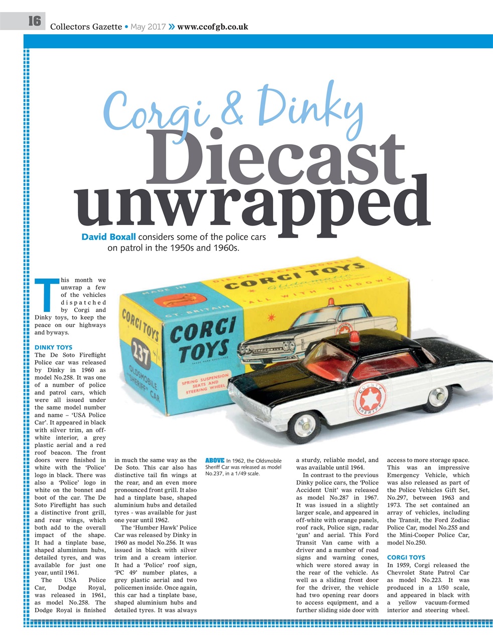Collectors Gazette Preview Pages
