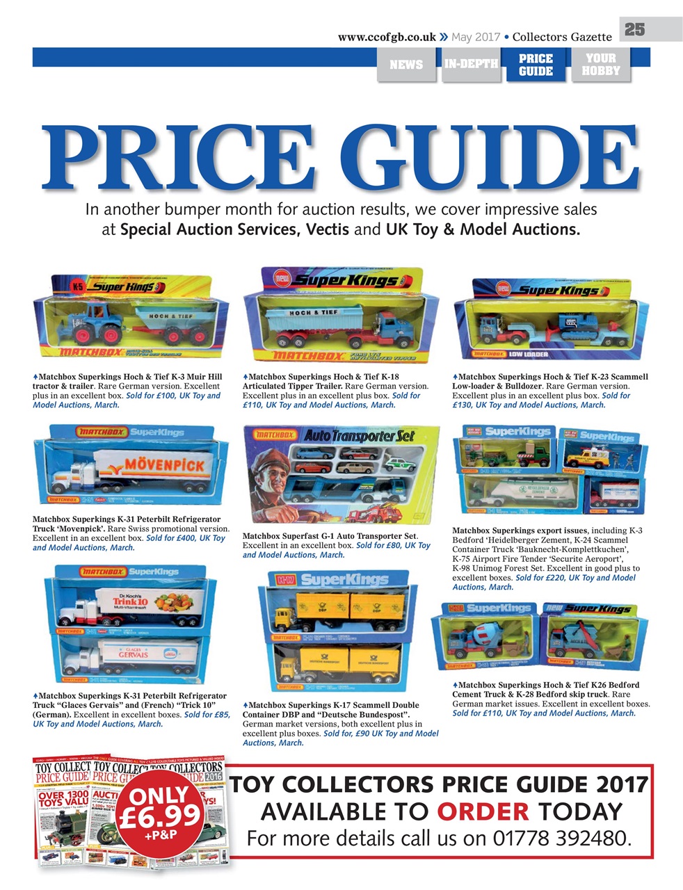 Collectors Gazette Preview Pages