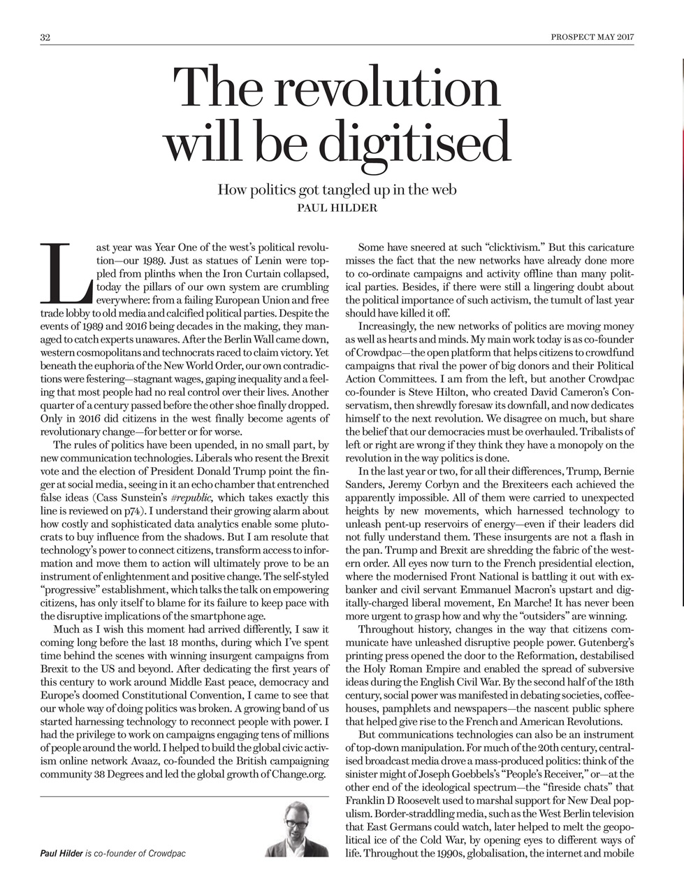 Prospect Magazine Preview Pages